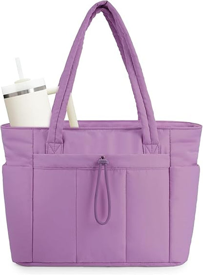 Wandering Nature Puffer Tote Bag