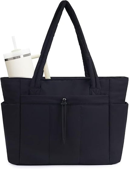 Wandering Nature Puffer Tote Bag