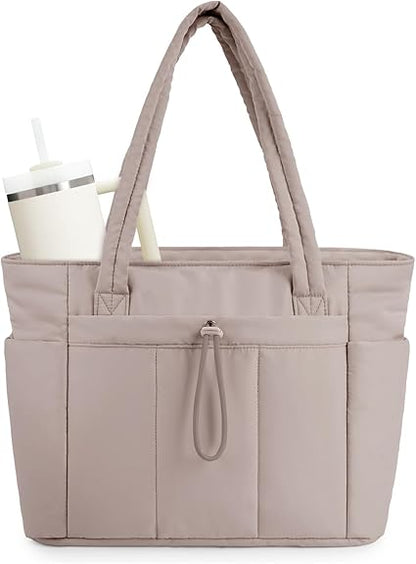 Wandering Nature Puffer Tote Bag