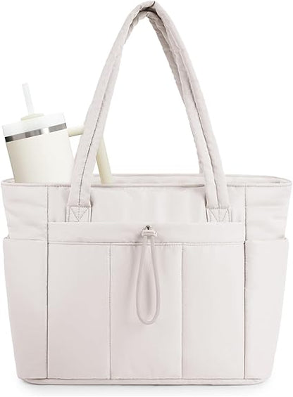 Wandering Nature Puffer Tote Bag