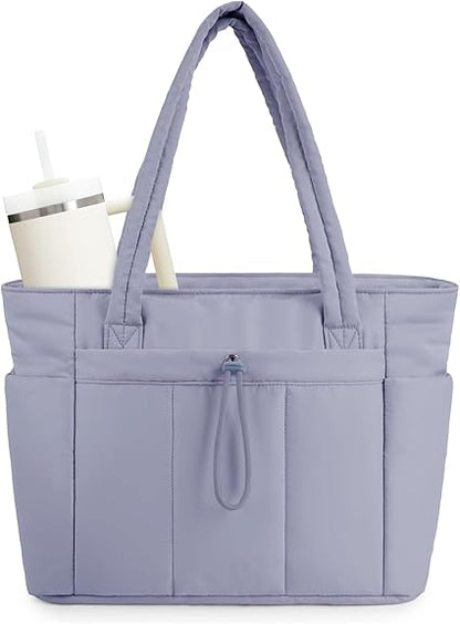 Wandering Nature Puffer Tote Bag